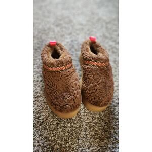 UGG Women's Tazz Braid Slippers Brown Size 6 New